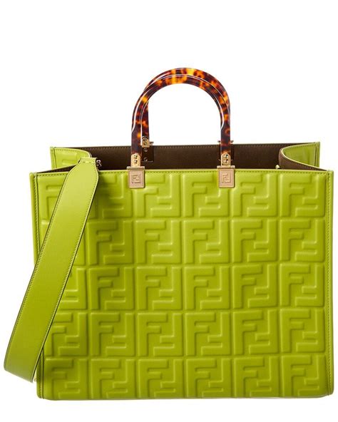 fendi tote bag leather|fendi sunshine tote bag.